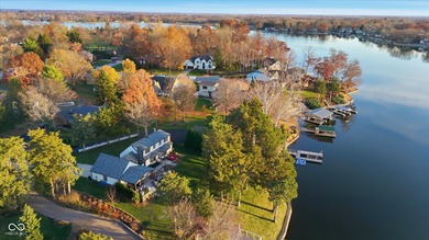 Discover this completely remodeled lakefront gem on Morse on Harbour Trees Golf Club in Indiana - for sale on GolfHomes.com, golf home, golf lot