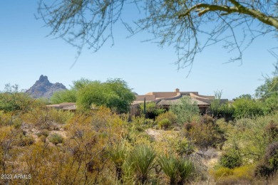 True to design Arizona architecture with expansive views of on Troon North Golf Club  in Arizona - for sale on GolfHomes.com, golf home, golf lot