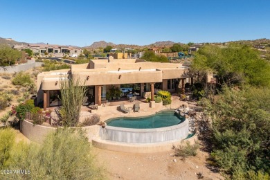 True to design Arizona architecture with expansive views of on Troon North Golf Club  in Arizona - for sale on GolfHomes.com, golf home, golf lot