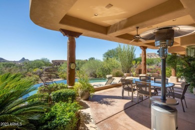 True to design Arizona architecture with expansive views of on Troon North Golf Club  in Arizona - for sale on GolfHomes.com, golf home, golf lot