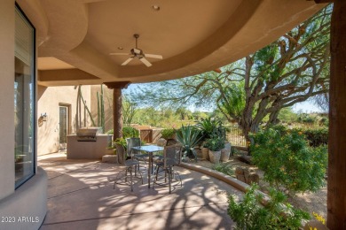 True to design Arizona architecture with expansive views of on Troon North Golf Club  in Arizona - for sale on GolfHomes.com, golf home, golf lot