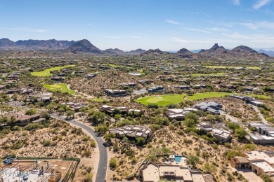 True to design Arizona architecture with expansive views of on Troon North Golf Club  in Arizona - for sale on GolfHomes.com, golf home, golf lot