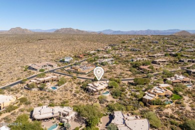 True to design Arizona architecture with expansive views of on Troon North Golf Club  in Arizona - for sale on GolfHomes.com, golf home, golf lot