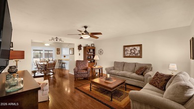 Enjoy easy living in this beautifully updated duplex home in the on PalmBrook Country Club in Arizona - for sale on GolfHomes.com, golf home, golf lot