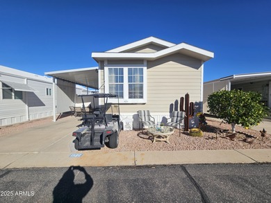 This meticulously maintained 2-bedroom, 2-bathroom home features on Viewpoint Golf Resort in Arizona - for sale on GolfHomes.com, golf home, golf lot
