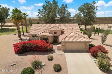 Enjoy stunning mountain views from this golf course lot home in on Desert Trails in Arizona - for sale on GolfHomes.com, golf home, golf lot