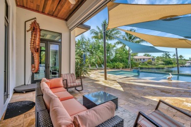 Welcome to waterfront living, in prestigious Frenchman's Creek on Frenchmans Creek Country Club in Florida - for sale on GolfHomes.com, golf home, golf lot