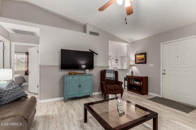 Beautifully updated 2-bedroom, 2-bath condo in the highly on Country Meadows Golf Club in Arizona - for sale on GolfHomes.com, golf home, golf lot