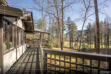 Perched majestically above the eighth fairway and green of the on The Country Club of Sapphire Valley in North Carolina - for sale on GolfHomes.com, golf home, golf lot