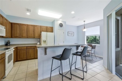This first-floor, end unit partially furnished condo is on Spanish Wells Golf and Country Club in Florida - for sale on GolfHomes.com, golf home, golf lot