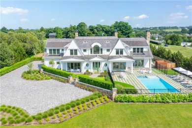 An exquisite new construction shingle-style estate, perfectly on Carnegie Abbey Club in Rhode Island - for sale on GolfHomes.com, golf home, golf lot