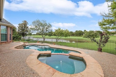 Remarkable water view and golf course lot WITH POOL AND SCREENED on Lantana Golf Club in Texas - for sale on GolfHomes.com, golf home, golf lot