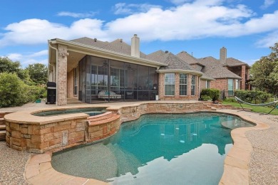 Remarkable water view and golf course lot WITH POOL AND SCREENED on Lantana Golf Club in Texas - for sale on GolfHomes.com, golf home, golf lot