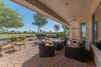 Gorgeous golf views of TFE#3 including mountain & partial lake on Tuscany Falls At Pebble Creek in Arizona - for sale on GolfHomes.com, golf home, golf lot