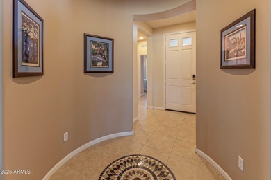 Gorgeous golf views of TFE#3 including mountain & partial lake on Tuscany Falls At Pebble Creek in Arizona - for sale on GolfHomes.com, golf home, golf lot