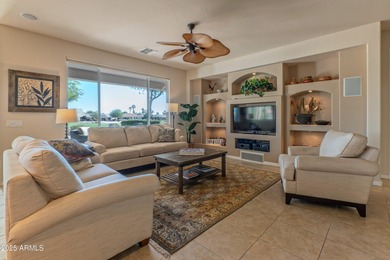 Gorgeous golf views of TFE#3 including mountain & partial lake on Tuscany Falls At Pebble Creek in Arizona - for sale on GolfHomes.com, golf home, golf lot