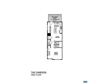 Proposed. The Cameron, a brand new contemporary townhome design on Old Trail Golf Club in Virginia - for sale on GolfHomes.com, golf home, golf lot