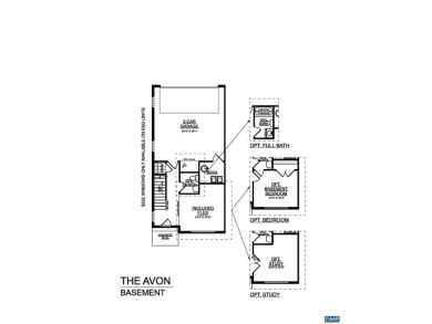Proposed. The Avon, a brand new townhome design in Old Trail on Old Trail Golf Club in Virginia - for sale on GolfHomes.com, golf home, golf lot