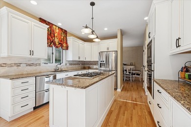 This perfectly maintained two story home on the first hole at on Bull Valley Golf Club in Illinois - for sale on GolfHomes.com, golf home, golf lot