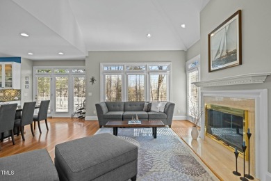 Tempting, tantalizing Tryon Courte home overlooking the 7th on Governors Club in North Carolina - for sale on GolfHomes.com, golf home, golf lot