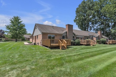 This beautifully maintained 2 bed, 2.5-bath end unit ranch condo on Fellows Creek Golf Club in Michigan - for sale on GolfHomes.com, golf home, golf lot