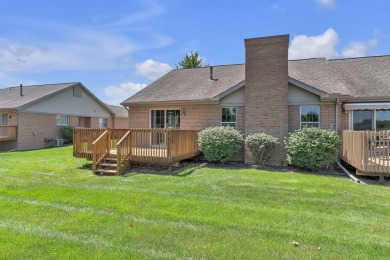 This beautifully maintained 2 bed, 2.5-bath end unit ranch condo on Fellows Creek Golf Club in Michigan - for sale on GolfHomes.com, golf home, golf lot
