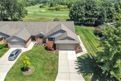 This beautifully maintained 2 bed, 2.5-bath end unit ranch condo on Fellows Creek Golf Club in Michigan - for sale on GolfHomes.com, golf home, golf lot