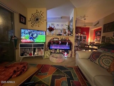 Resort-style living in this delightful 1 bedroom + den, 1 on Sun City Grand Golf Couse and Club in Arizona - for sale on GolfHomes.com, golf home, golf lot