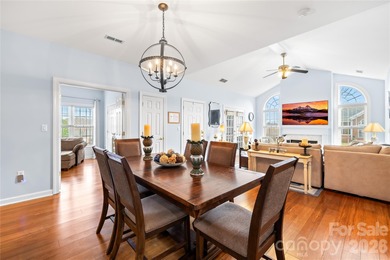 Brick end-unit patio home with flowing floor plan - vaulted on Highland Creek Golf Club in North Carolina - for sale on GolfHomes.com, golf home, golf lot