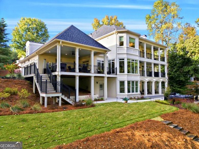 COMMANDING MASSIVE PALATIAL COLUMNS, THIS SUGARLOAF COUNTRY CLUB on TPC At Sugarloaf Golf Club in Georgia - for sale on GolfHomes.com, golf home, golf lot