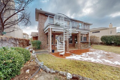 The perfect property for golf lovers nestled in a gated on Tanoan Country Club in New Mexico - for sale on GolfHomes.com, golf home, golf lot