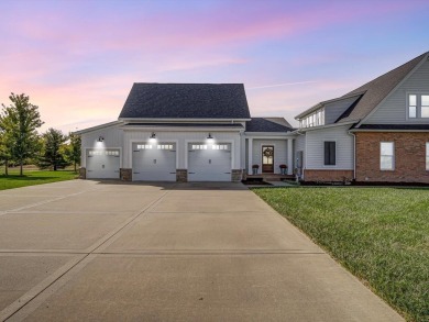 Country living minutes from town. This exceptional custom-built on Oak Brook Golf Club in Illinois - for sale on GolfHomes.com, golf home, golf lot