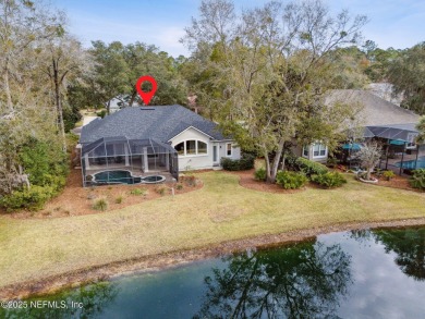 Welcome to this stunning single-level 4-bedroom, 3-bath POOL on Golf Club At North Hampton in Florida - for sale on GolfHomes.com, golf home, golf lot