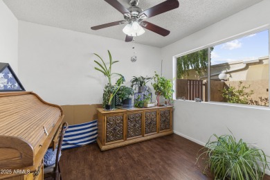 Step inside this 3-bedroom patio home in the sought-after on Leisure World Country Club in Arizona - for sale on GolfHomes.com, golf home, golf lot