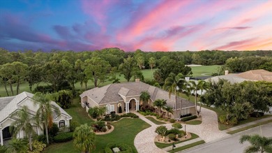 Golf Course Luxury Residence with Dual Offices and Exquisite on University Park Country Club in Florida - for sale on GolfHomes.com, golf home, golf lot