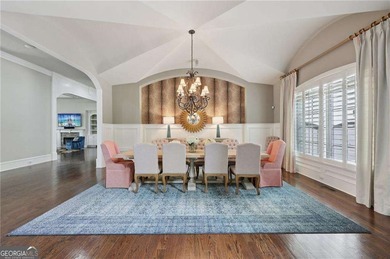 An architectural masterpiece in a gated community, on the 5th on Echelon Golf Club in Georgia - for sale on GolfHomes.com, golf home, golf lot