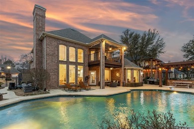 Stately and spacious, this stunning home is nestled in the quiet on Bridlewood Golf Course in Texas - for sale on GolfHomes.com, golf home, golf lot