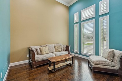 Stately and spacious, this stunning home is nestled in the quiet on Bridlewood Golf Course in Texas - for sale on GolfHomes.com, golf home, golf lot