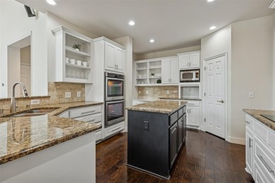 Stately and spacious, this stunning home is nestled in the quiet on Bridlewood Golf Course in Texas - for sale on GolfHomes.com, golf home, golf lot