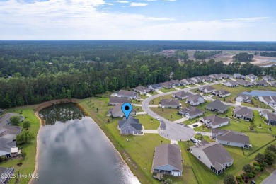 This is the only  2326 SQFT custom built rancher of this style on Farmstead Golf Links in North Carolina - for sale on GolfHomes.com, golf home, golf lot