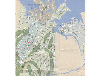 Lot 5048 is so large that the rear of the lot spreads over the 2 on Apple Rock Golf Course - Horseshoe Bay in Texas - for sale on GolfHomes.com, golf home, golf lot