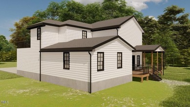 Stunning modern new construction in the gated lake community of on River Golf and Country Club at Lake Royale in North Carolina - for sale on GolfHomes.com, golf home, golf lot