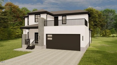 Stunning modern new construction in the gated lake community of on River Golf and Country Club at Lake Royale in North Carolina - for sale on GolfHomes.com, golf home, golf lot