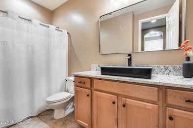 Premium corner lot backing to a wash with no neighbors behind or on Estrella Mountain Ranch Golf Course in Arizona - for sale on GolfHomes.com, golf home, golf lot