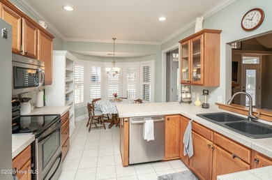 Welcome to this beautifully maintained one-level home located in on Brick Landing Plantation Yacht and Golf Club in North Carolina - for sale on GolfHomes.com, golf home, golf lot