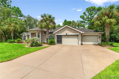 This exquisite 3-bedroom, 2-bathroom home, spanning 2,109 square on Sugarmill Woods Golf and Country Club in Florida - for sale on GolfHomes.com, golf home, golf lot