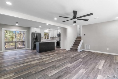 Completely renovated from top to bottom, this 4-bedroom, 3-bath on Terre Du Lac Golf and Country Club in Missouri - for sale on GolfHomes.com, golf home, golf lot