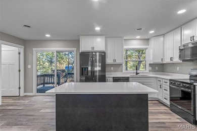 Completely renovated from top to bottom, this 4-bedroom, 3-bath on Terre Du Lac Golf and Country Club in Missouri - for sale on GolfHomes.com, golf home, golf lot