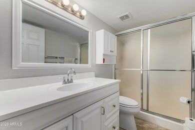 Charming 1409 sq ft twin home located in Camino Del Rey 55+ on Sunland Village Golf Club in Arizona - for sale on GolfHomes.com, golf home, golf lot