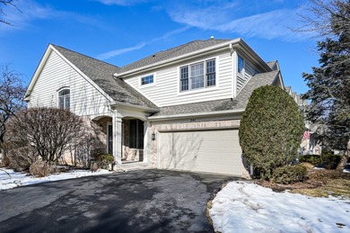 Nestled within the Fairway Club, this exceptional end unit on Edgewood Valley Country Club in Illinois - for sale on GolfHomes.com, golf home, golf lot